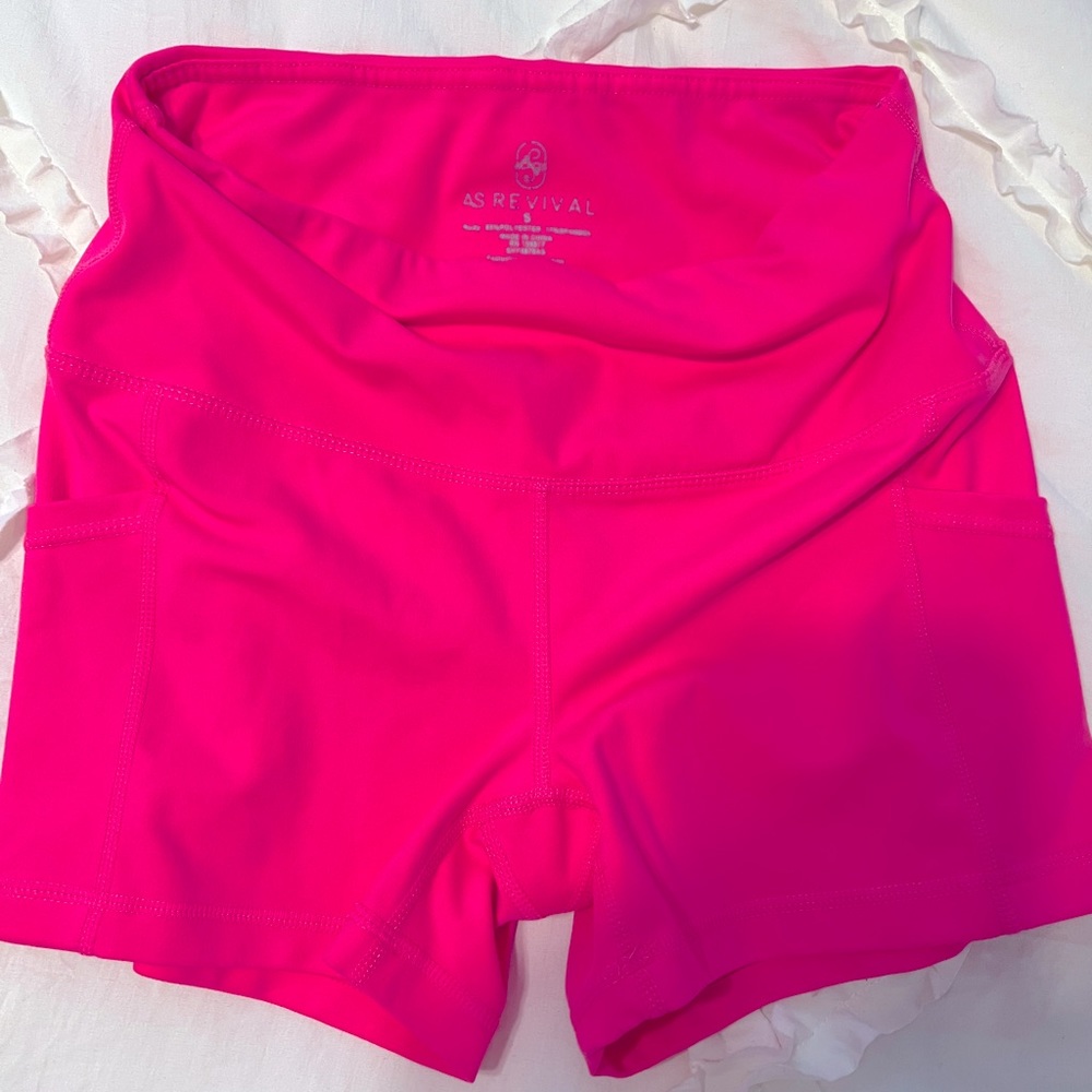 Altard State Revival brand workout spandex shorts